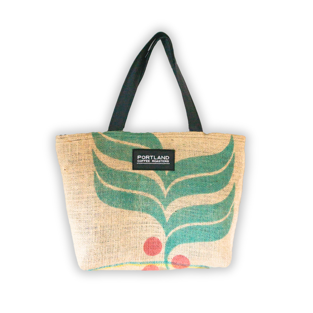 Upcycled Burlap Tote Bag