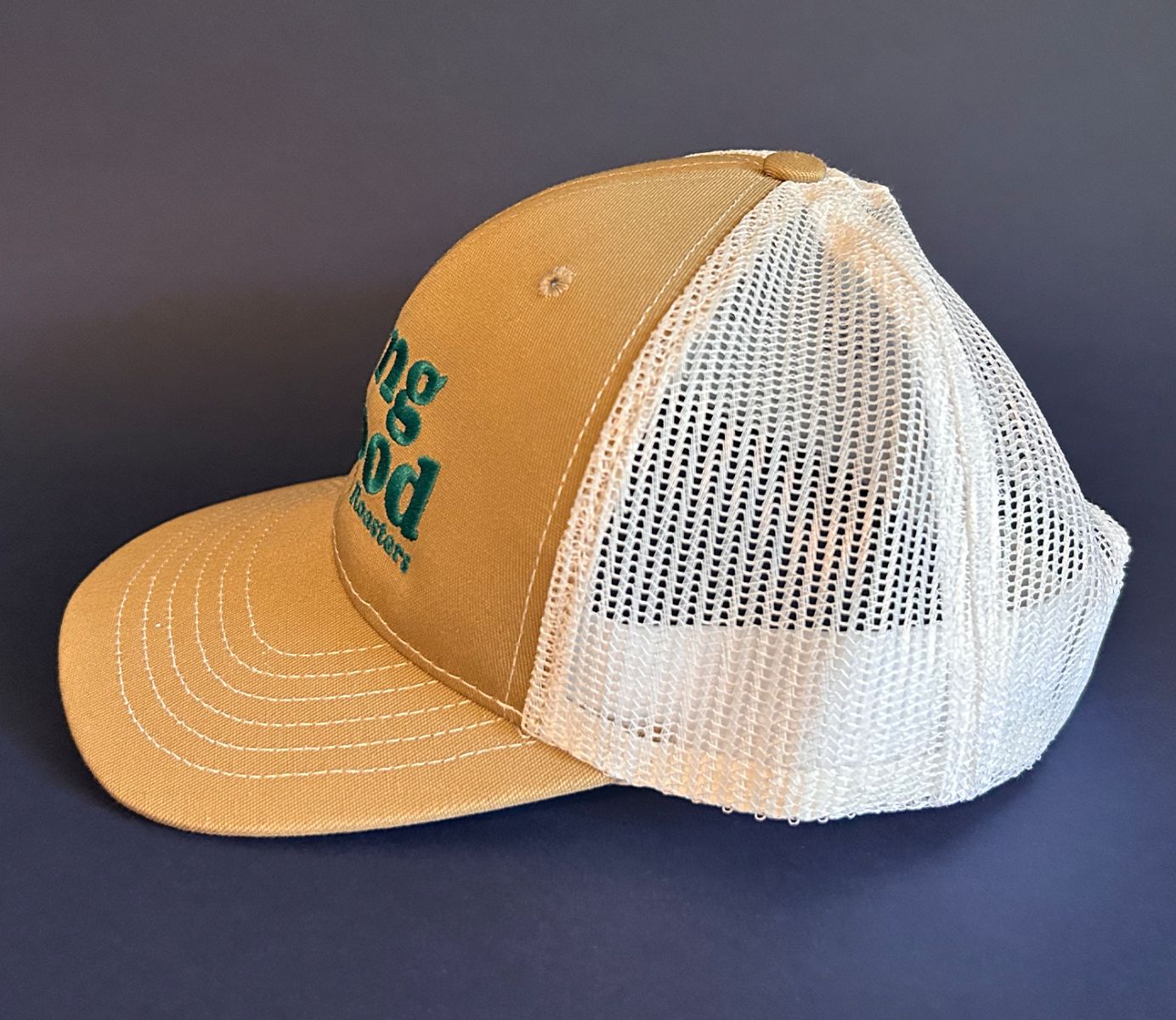 Khaki Doing Good Trucker Hat