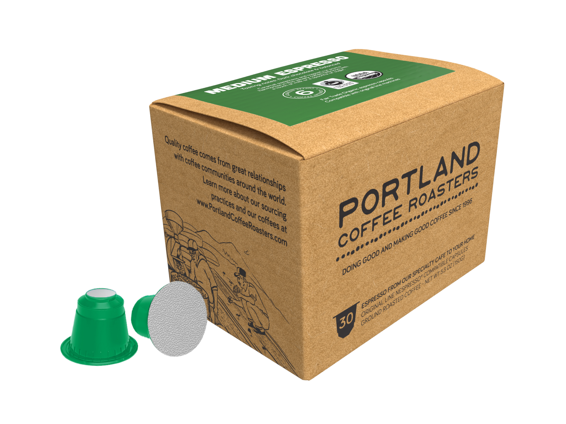 Medium Nespresso-compatible Capsules 30ct – Portland Coffee Roasters