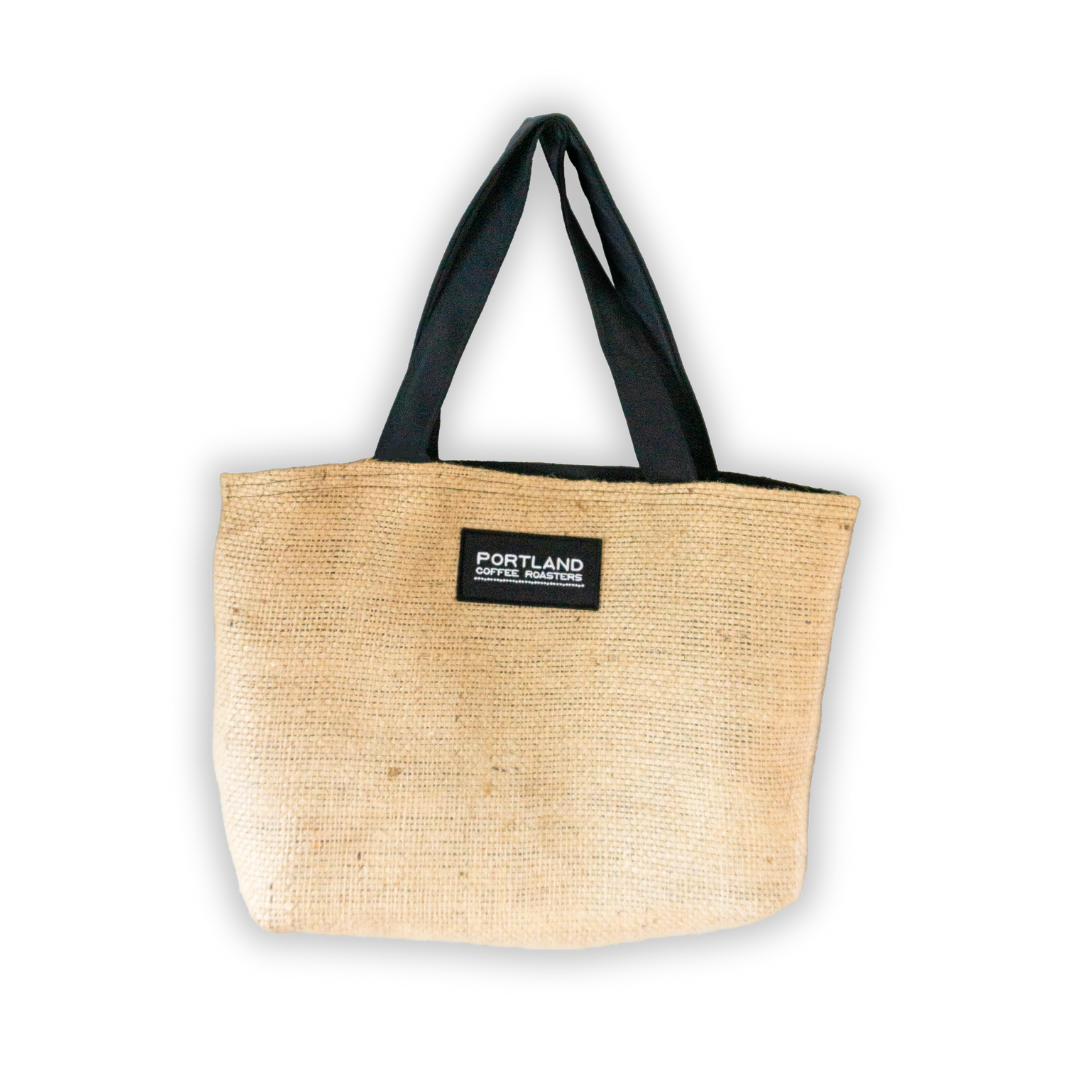 Upcycled Burlap Tote Bag
