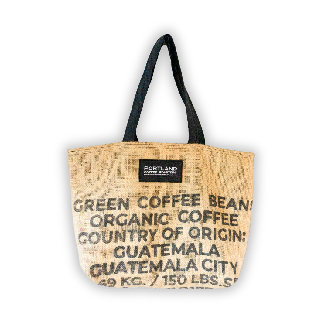 Upcycled Burlap Tote Bag