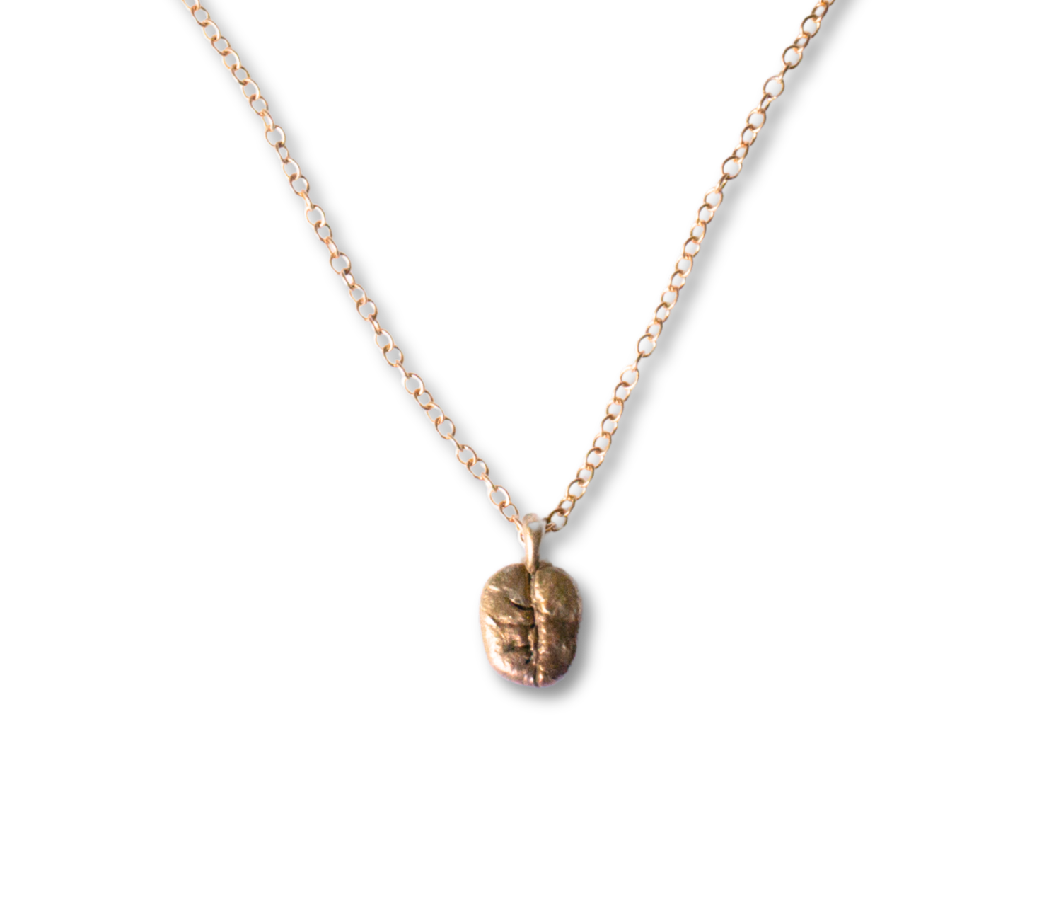 PCR Coffee Bean Necklace - Antique Bronze
