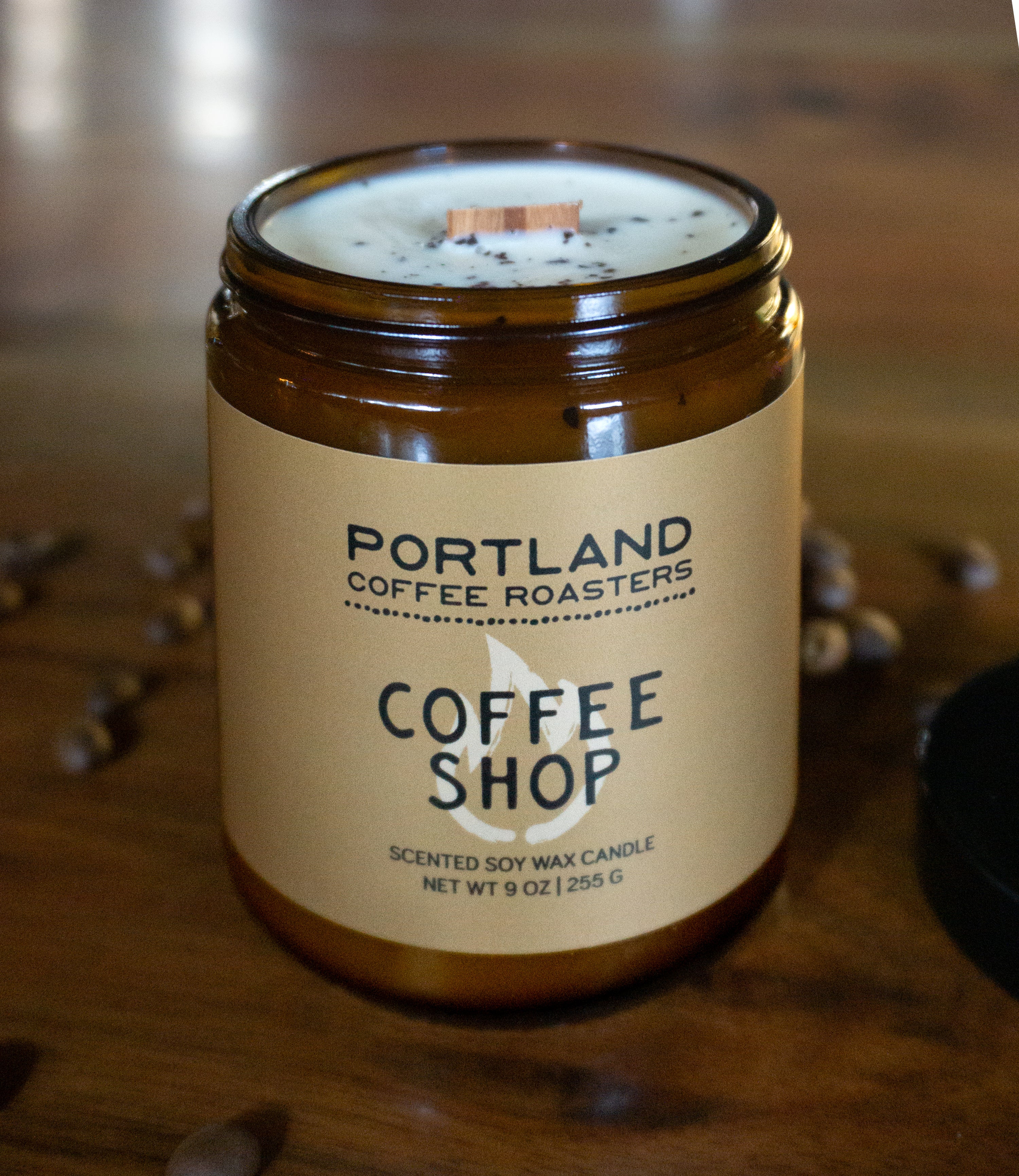 PCR Holiday Coffee Scented Soy Candle - 9oz Jar w/Lid