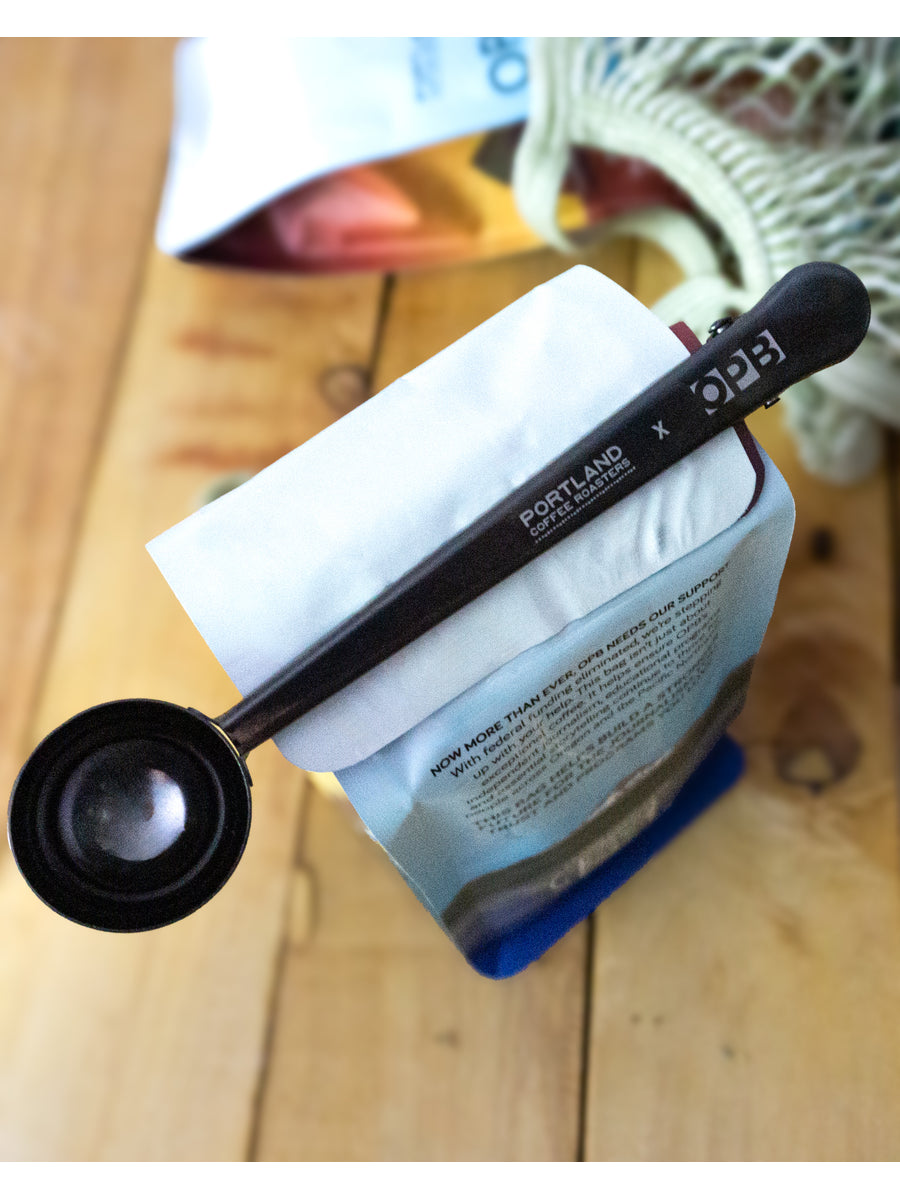 PCR x OPB Coffee Scoop w/ Clip - 15mL Black Chrome