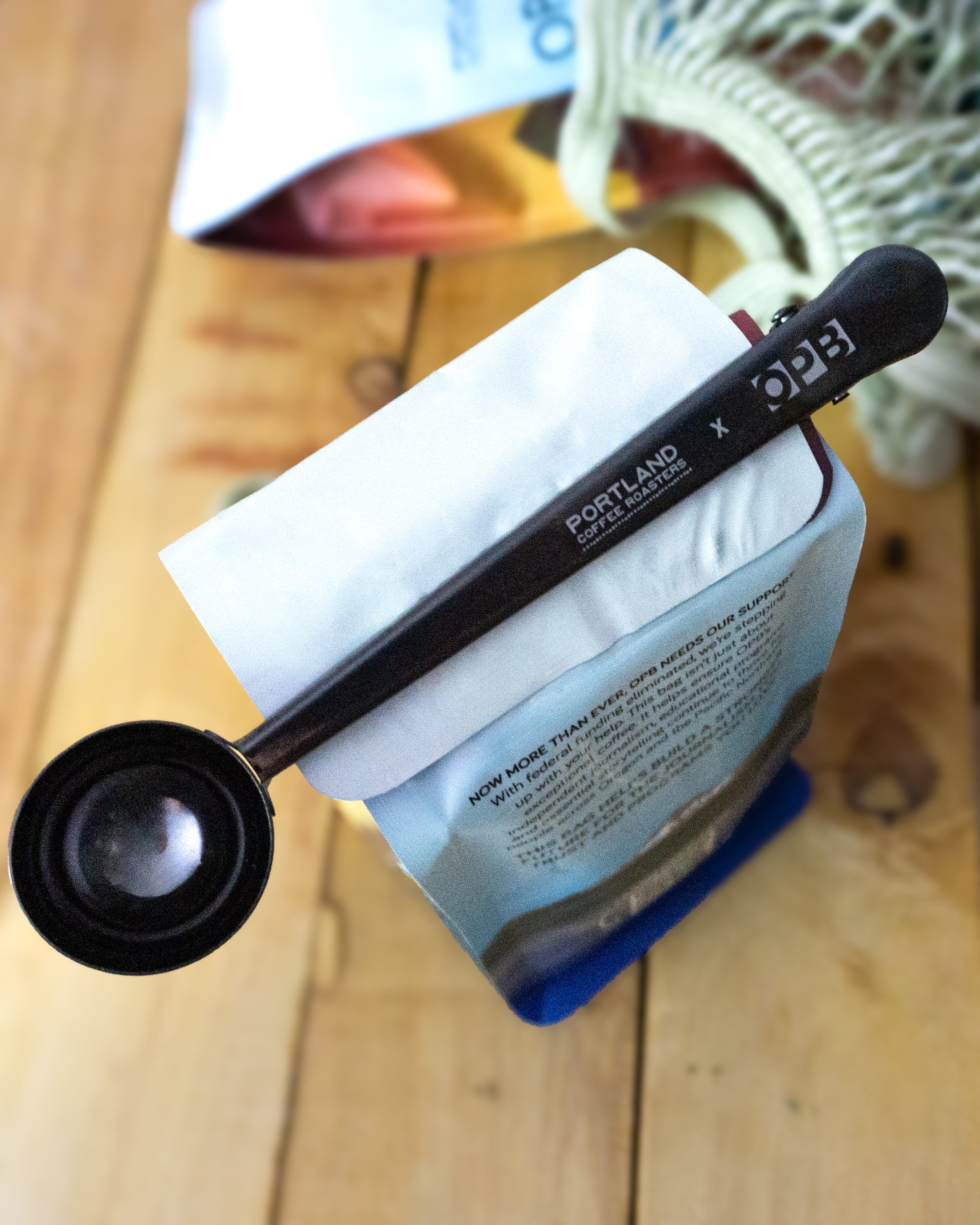 PCR x OPB Coffee Scoop w/ Clip - 15mL Black Chrome
