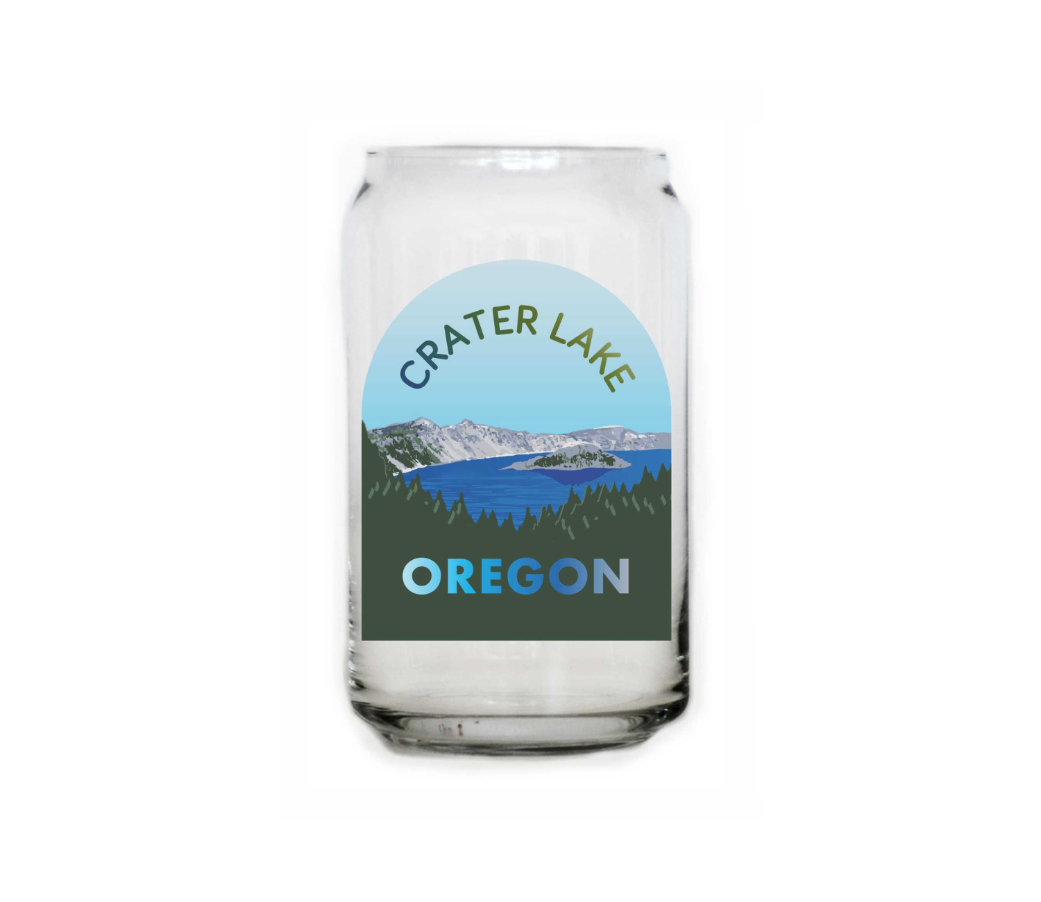 PCR x OPB Collectible Glass - 16oz Crater Lake