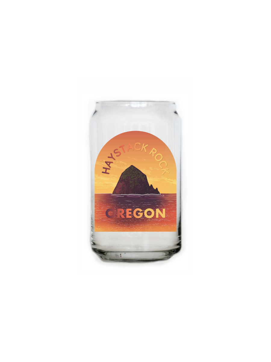 PCR x OPB Collectible Glass - 16oz Haystack Rock