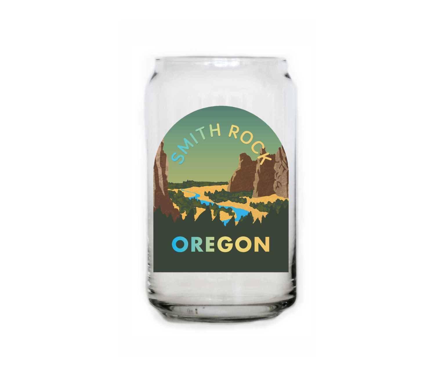 PCR x OPB Collectible Glass - 16oz Smith Rock