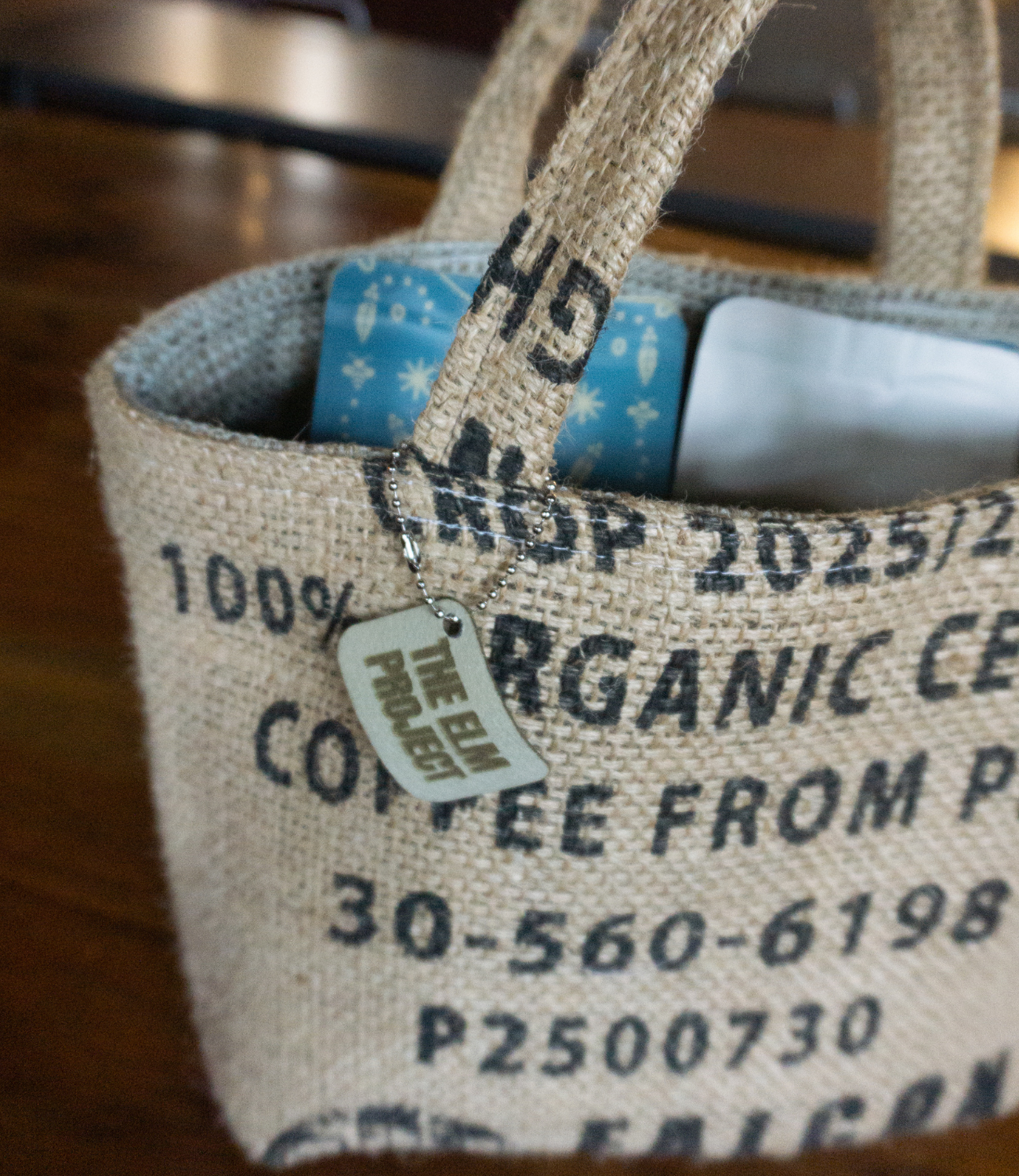 PCR x TEP Burlap Mini Tote Bag   