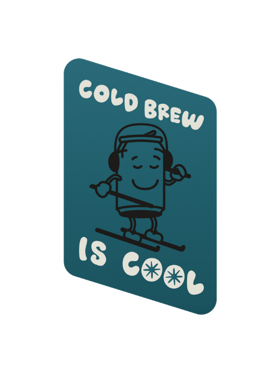Holiday Cold Brew Sticker