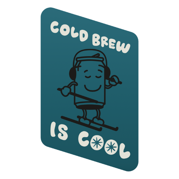 Holiday Cold Brew Sticker