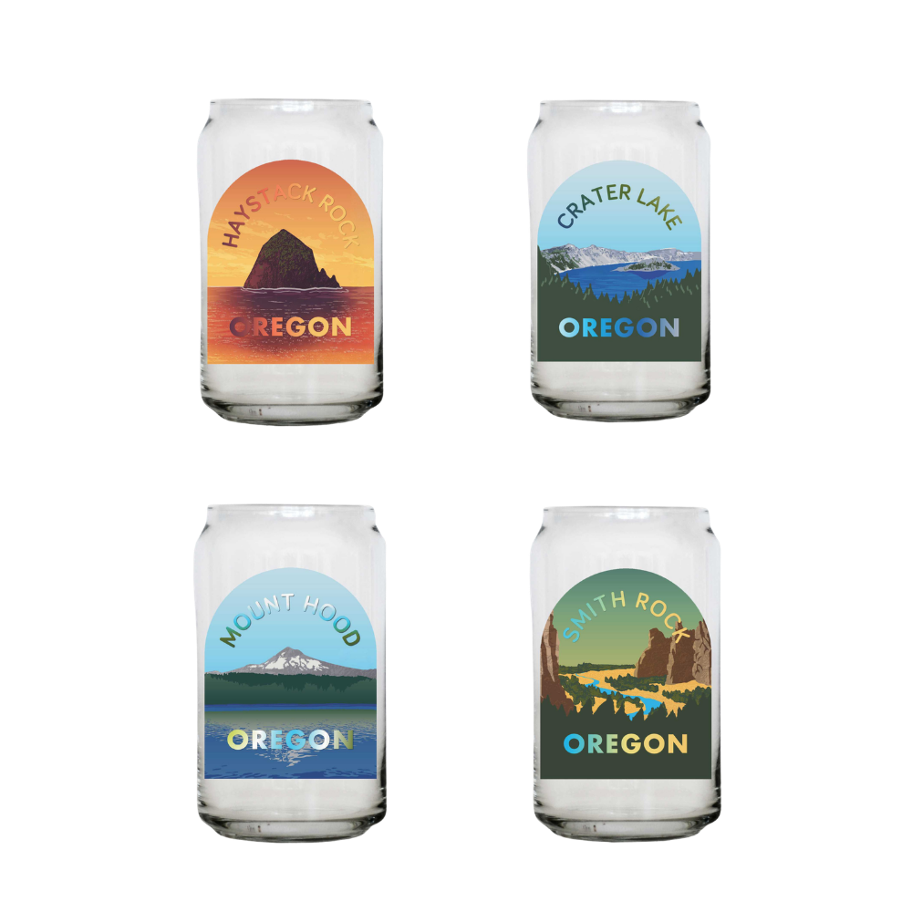 PCR x OPB Collectible Glass - 16oz Smith Rock