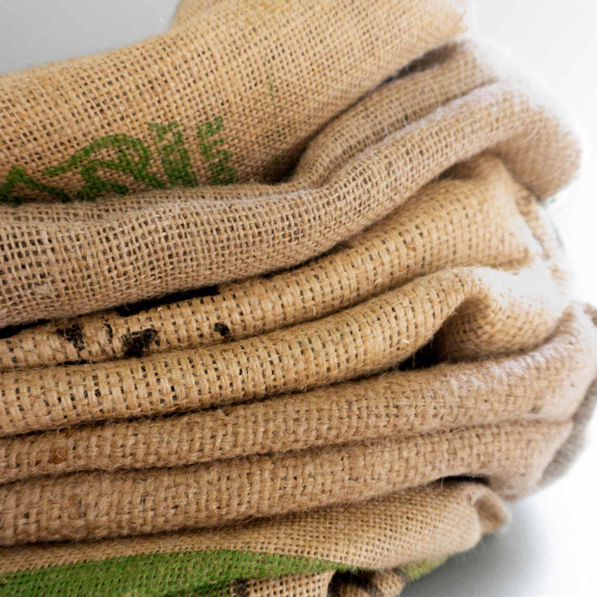 Upcycled Burlap Tote Bag