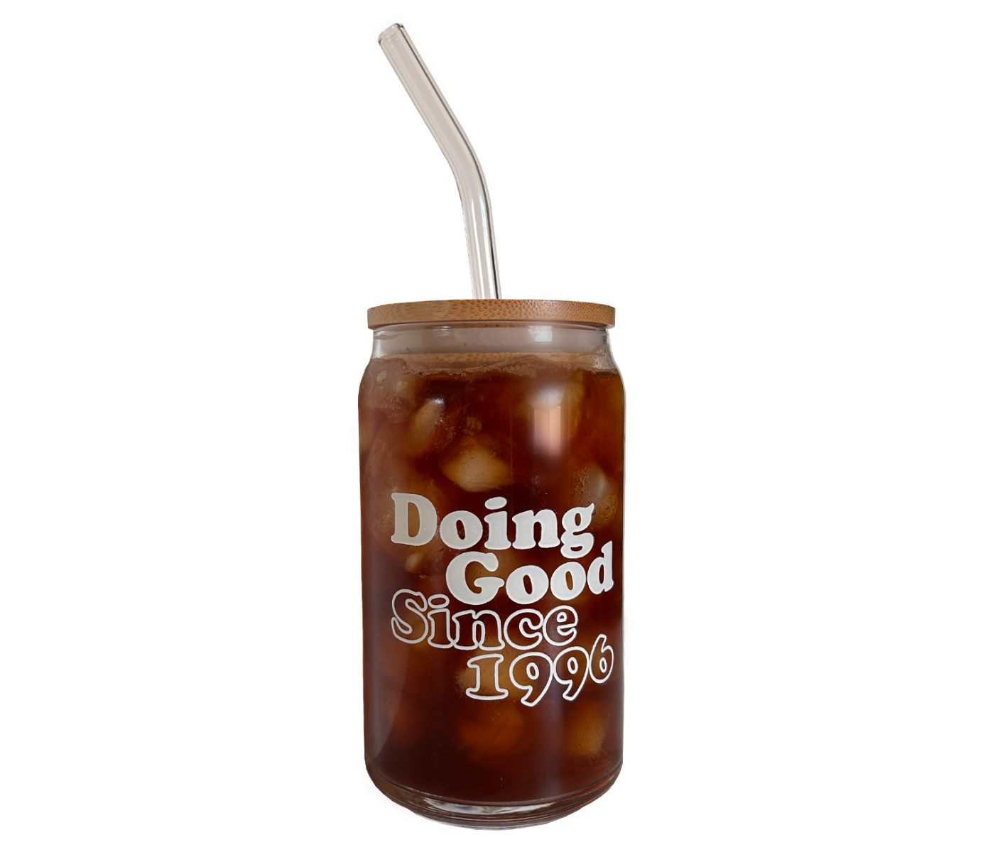 Doing Good Glass Soda Can