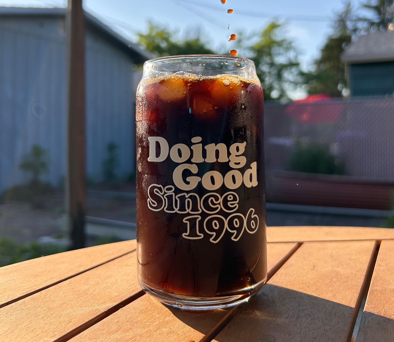 Doing Good Glass Soda Can