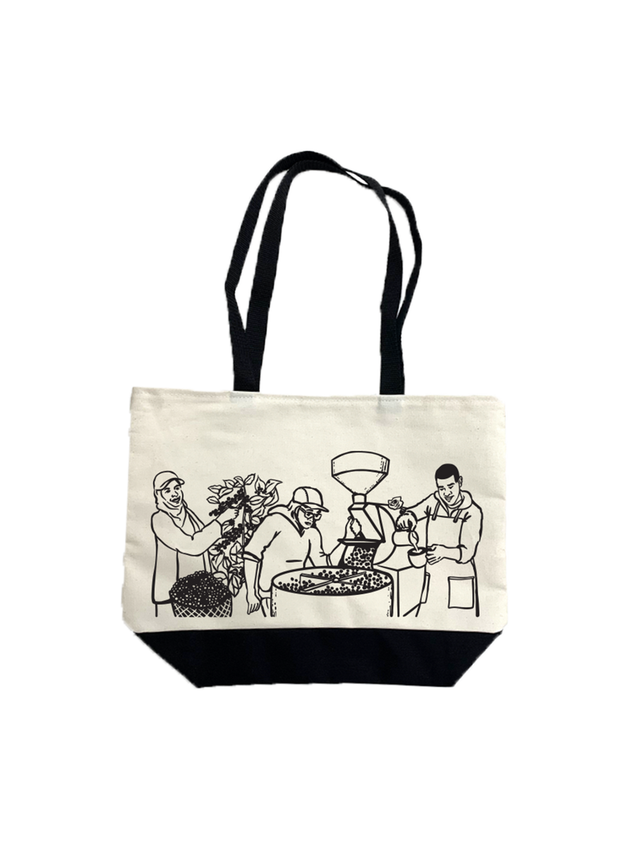 People of Coffee Tote Bag