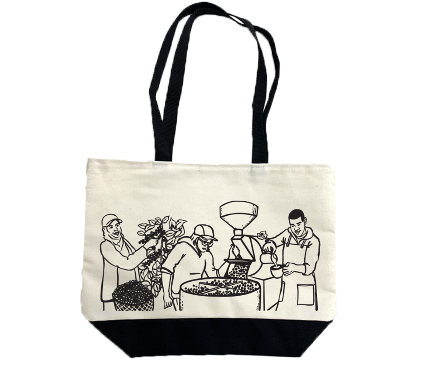 People of Coffee Tote Bag