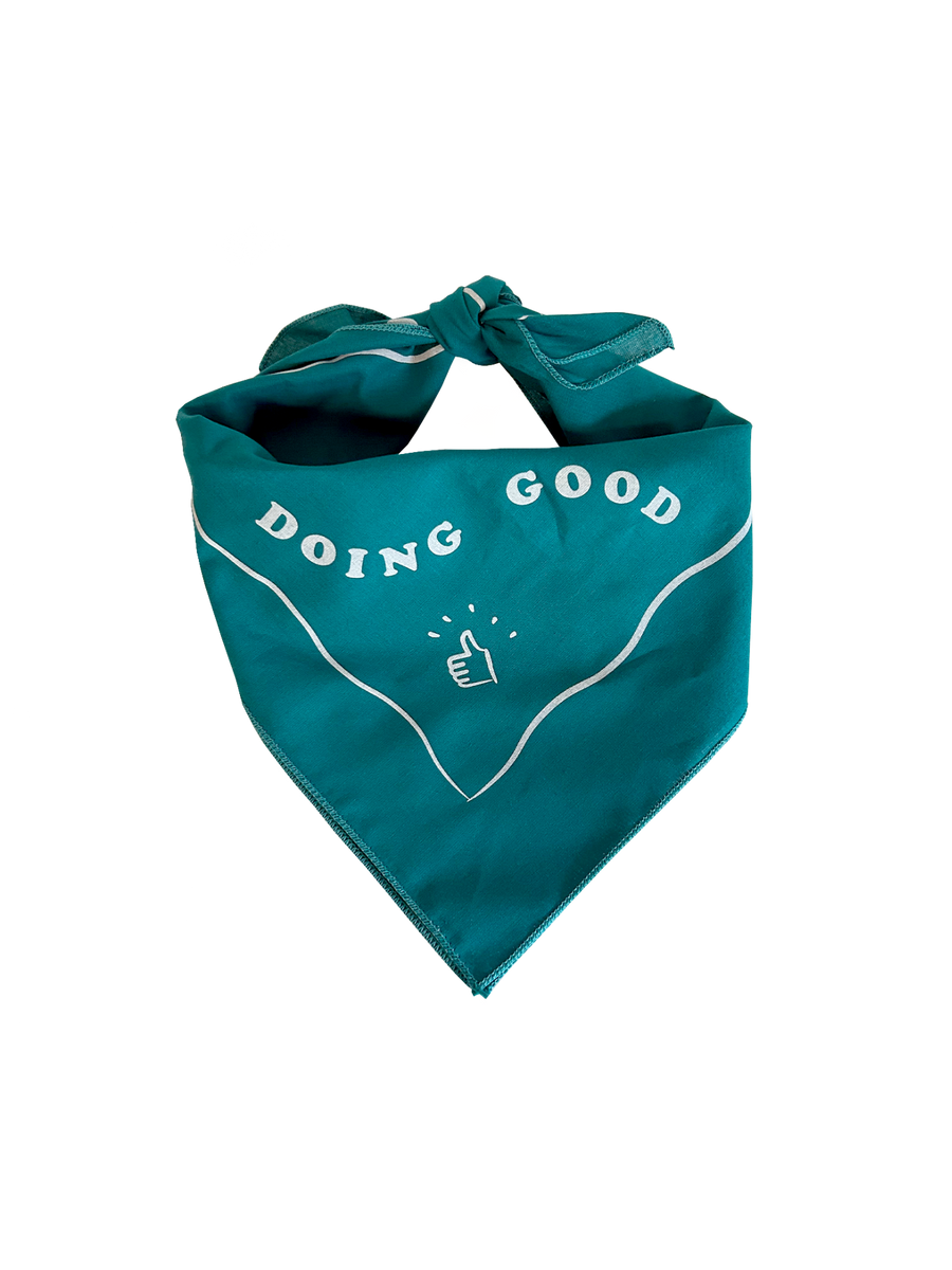 Doing Good Bandana - Teal