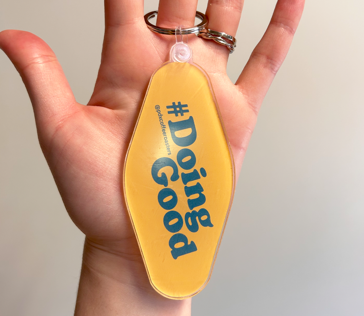 Doing Good Keychain