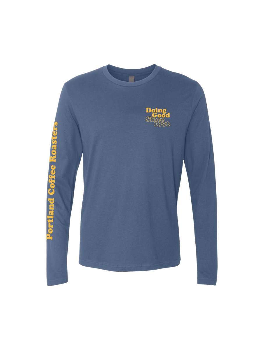 Doing Good Long Sleeve Shirt Indigo