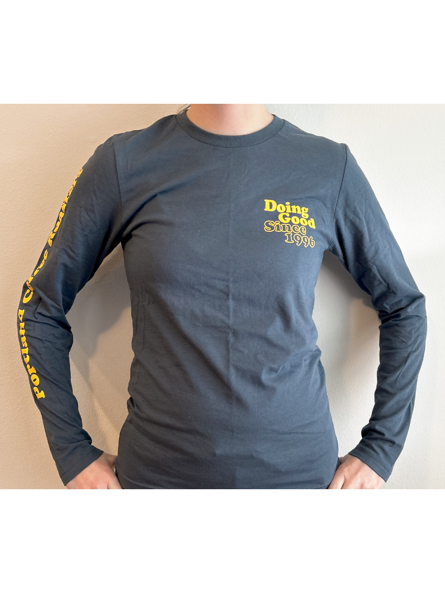 Doing Good Long Sleeve Shirt Indigo