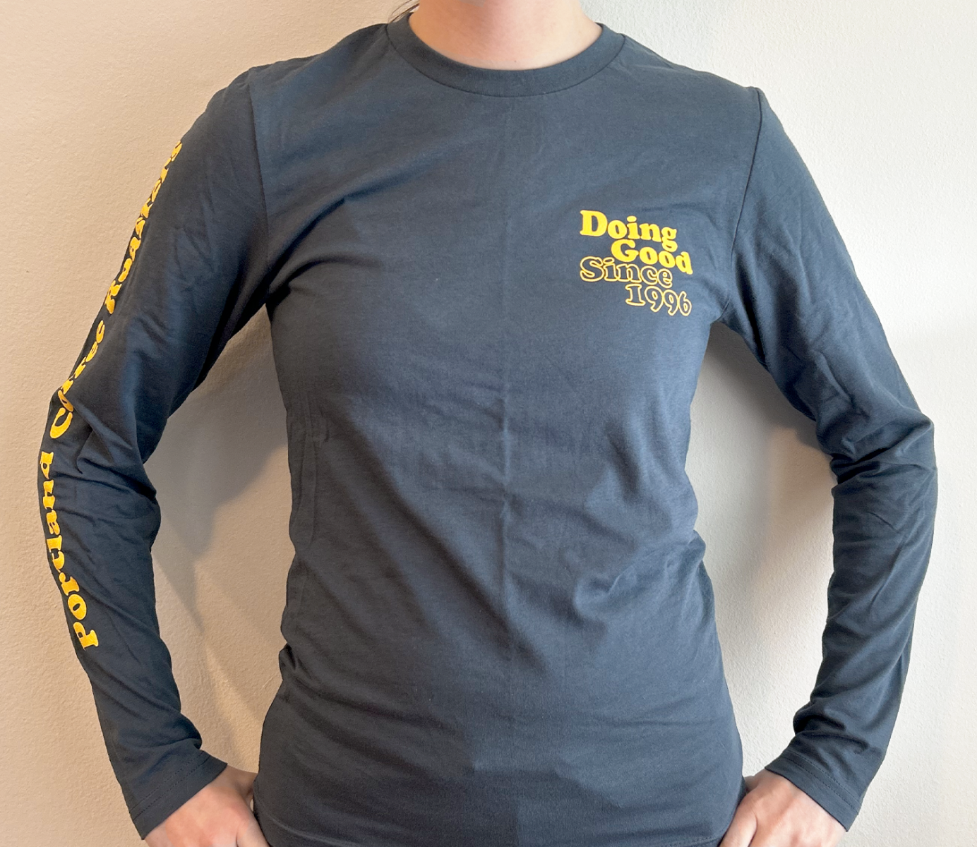Doing Good Long Sleeve Shirt Indigo
