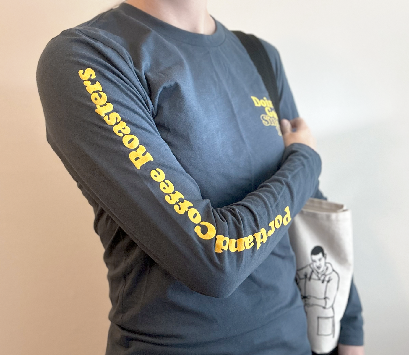 Doing Good Long Sleeve Shirt Indigo