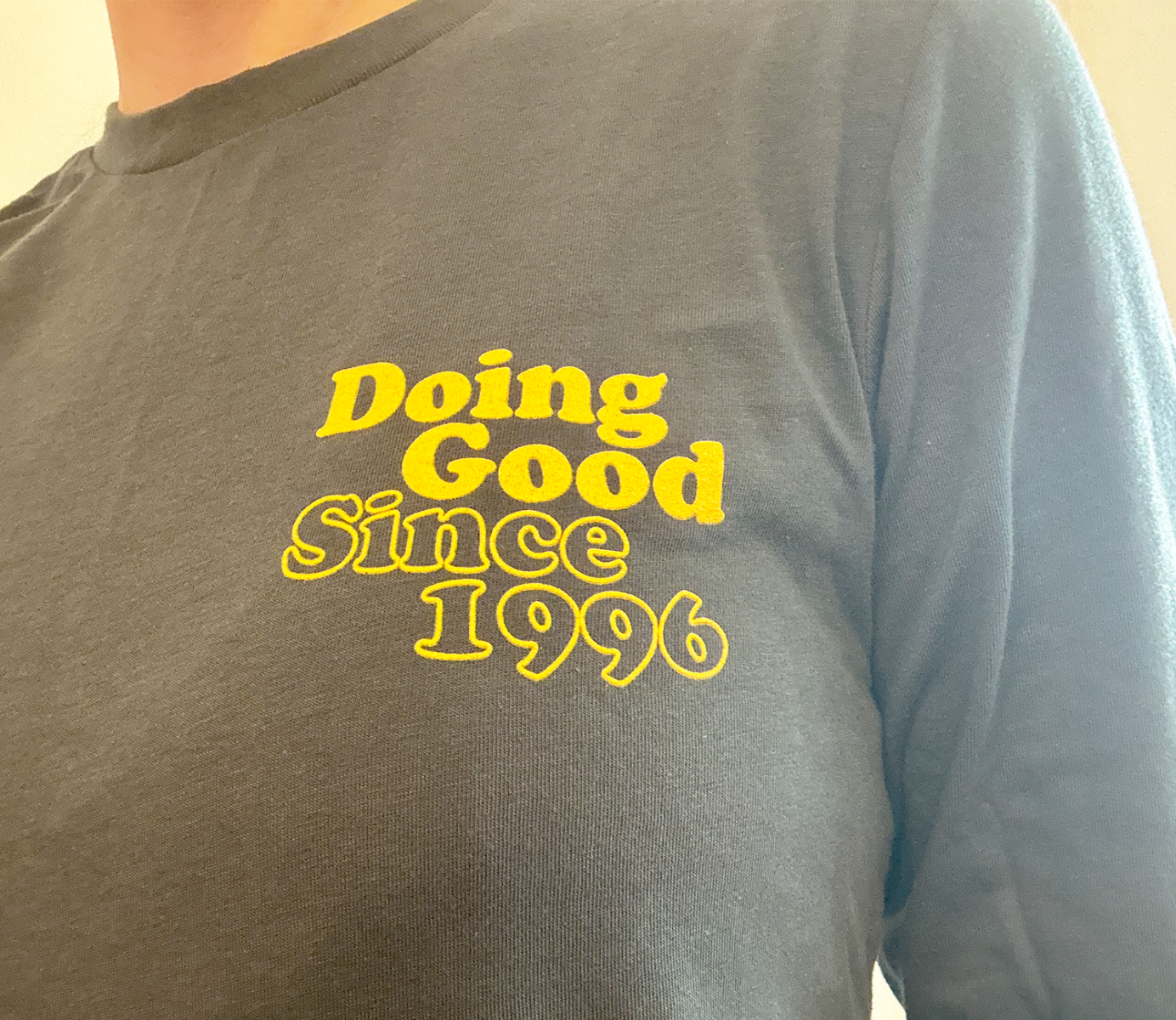 Doing Good Long Sleeve Shirt Indigo