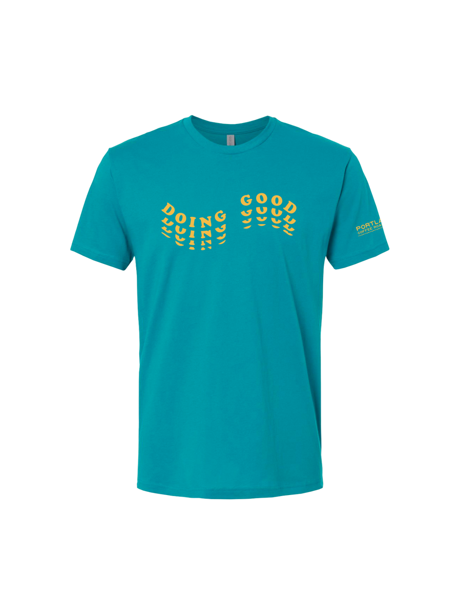 Doing Good Teal T-Shirt