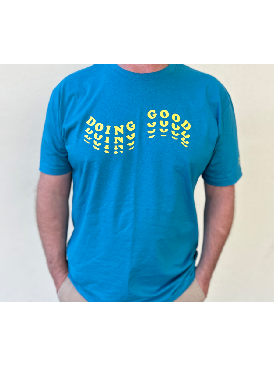 Doing Good Teal T-Shirt