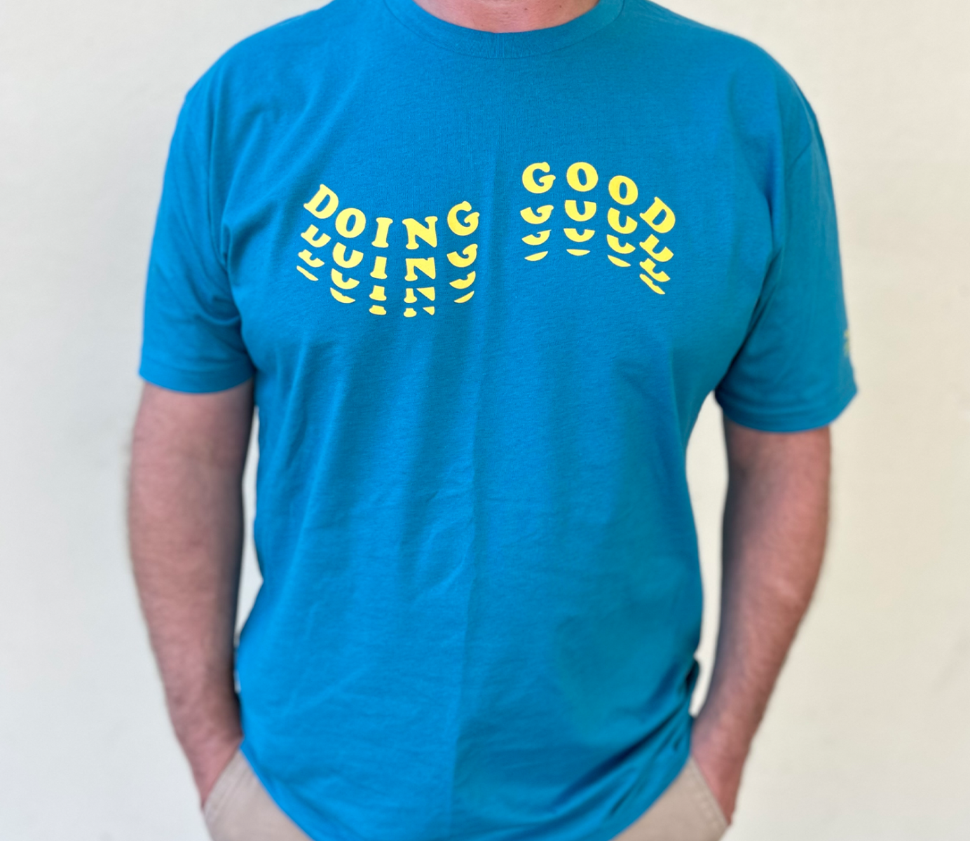 Doing Good Teal T-Shirt