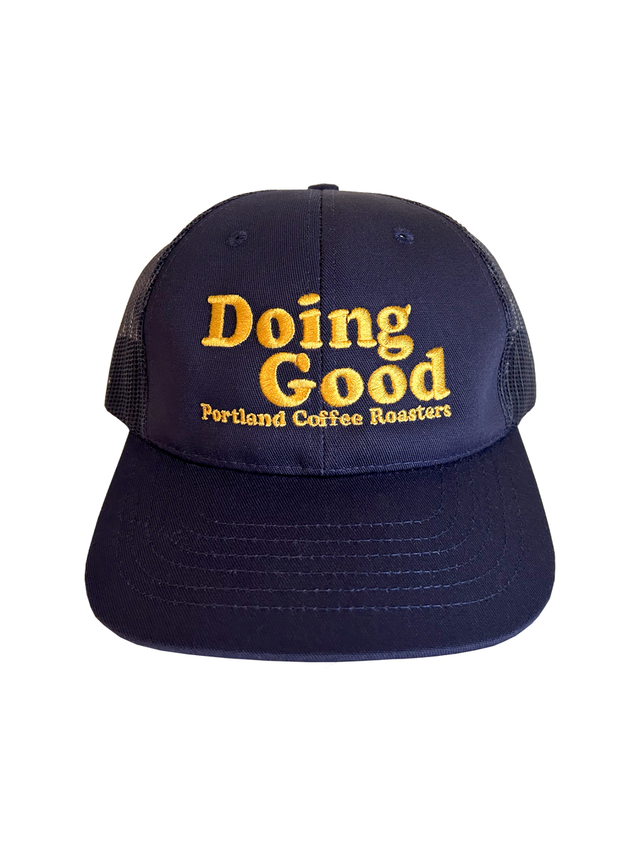 Navy Doing Good Trucker Hat