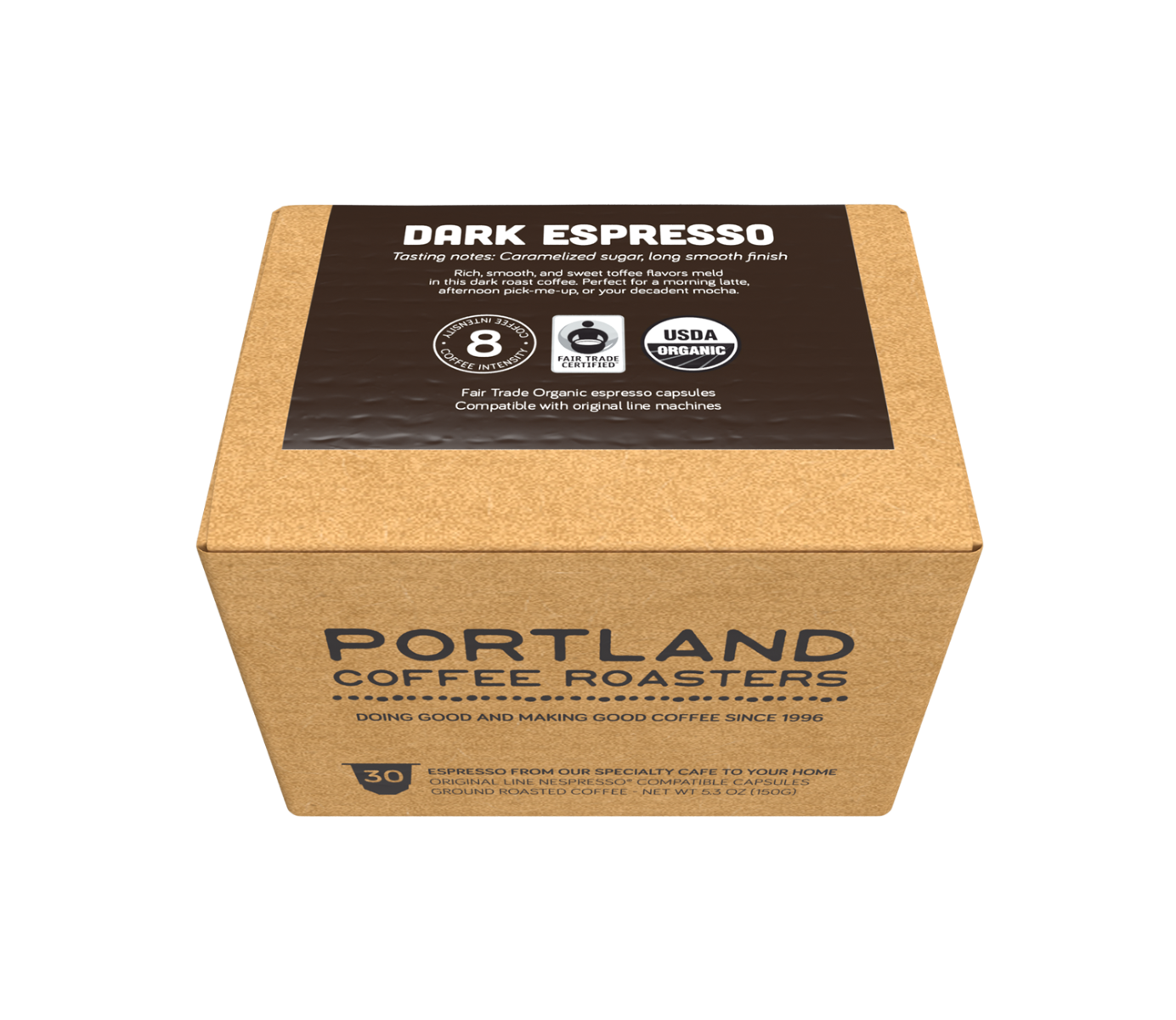 Dark Nespresso-compatible Capsules 30ct