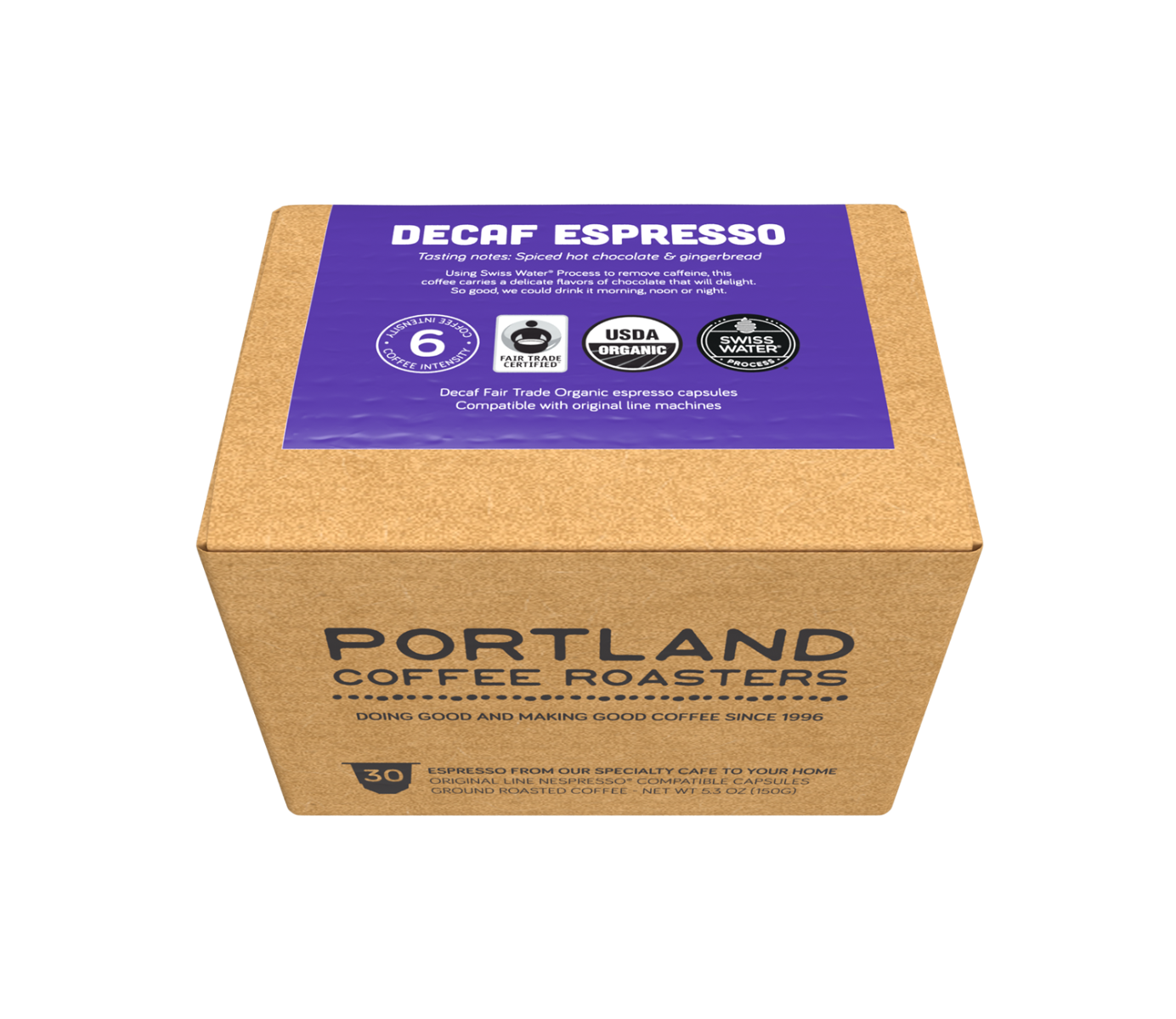 Decaf Nespresso-compatible Capsules 30ct