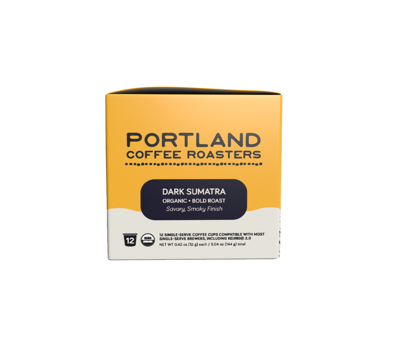 Organic Dark Sumatra | (12 ct.) Single-Serve Pods