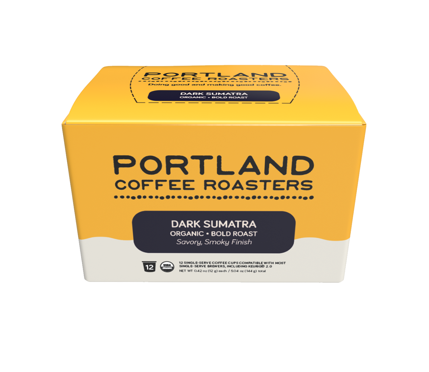Organic Dark Sumatra | (12 ct.) Single-Serve Pods