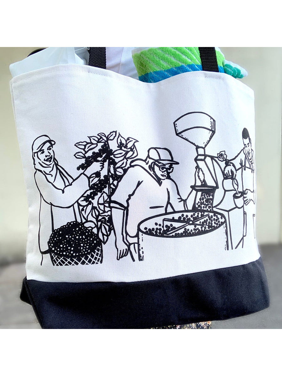 People of Coffee Tote Bag
