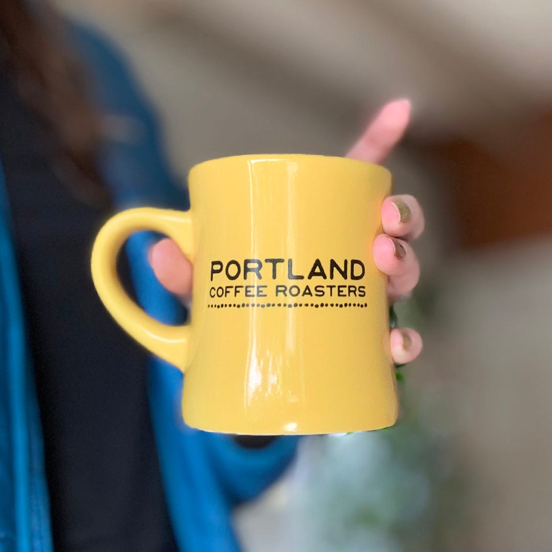 Yellow PCR Diner Mug