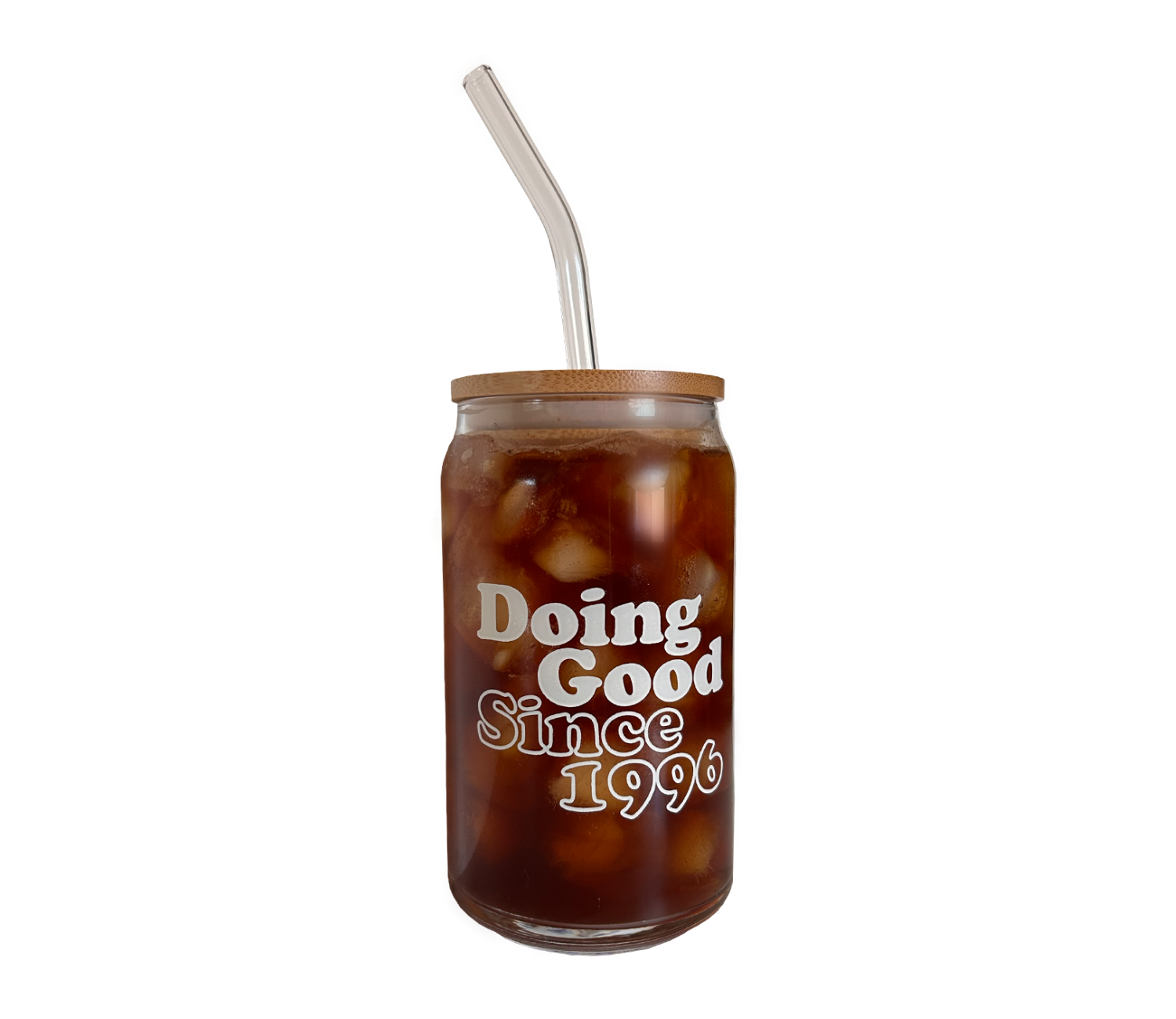Doing Good Glass Soda Can