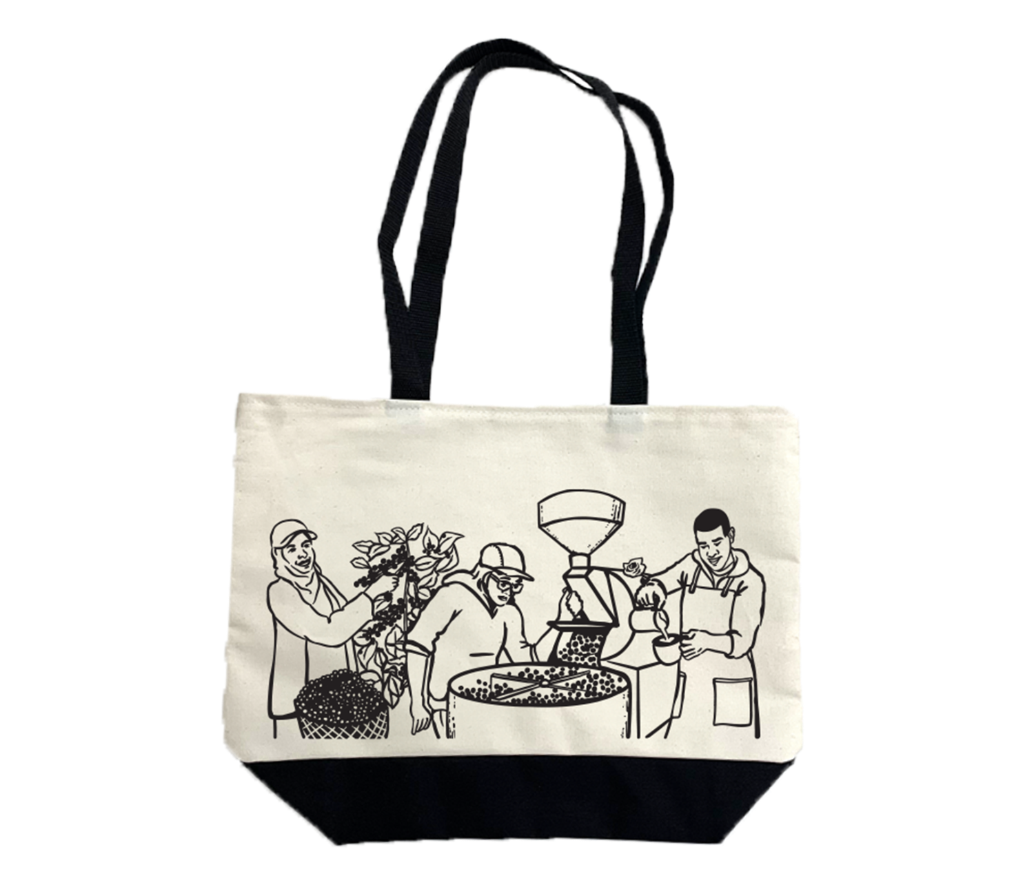 People of Coffee Tote Bag