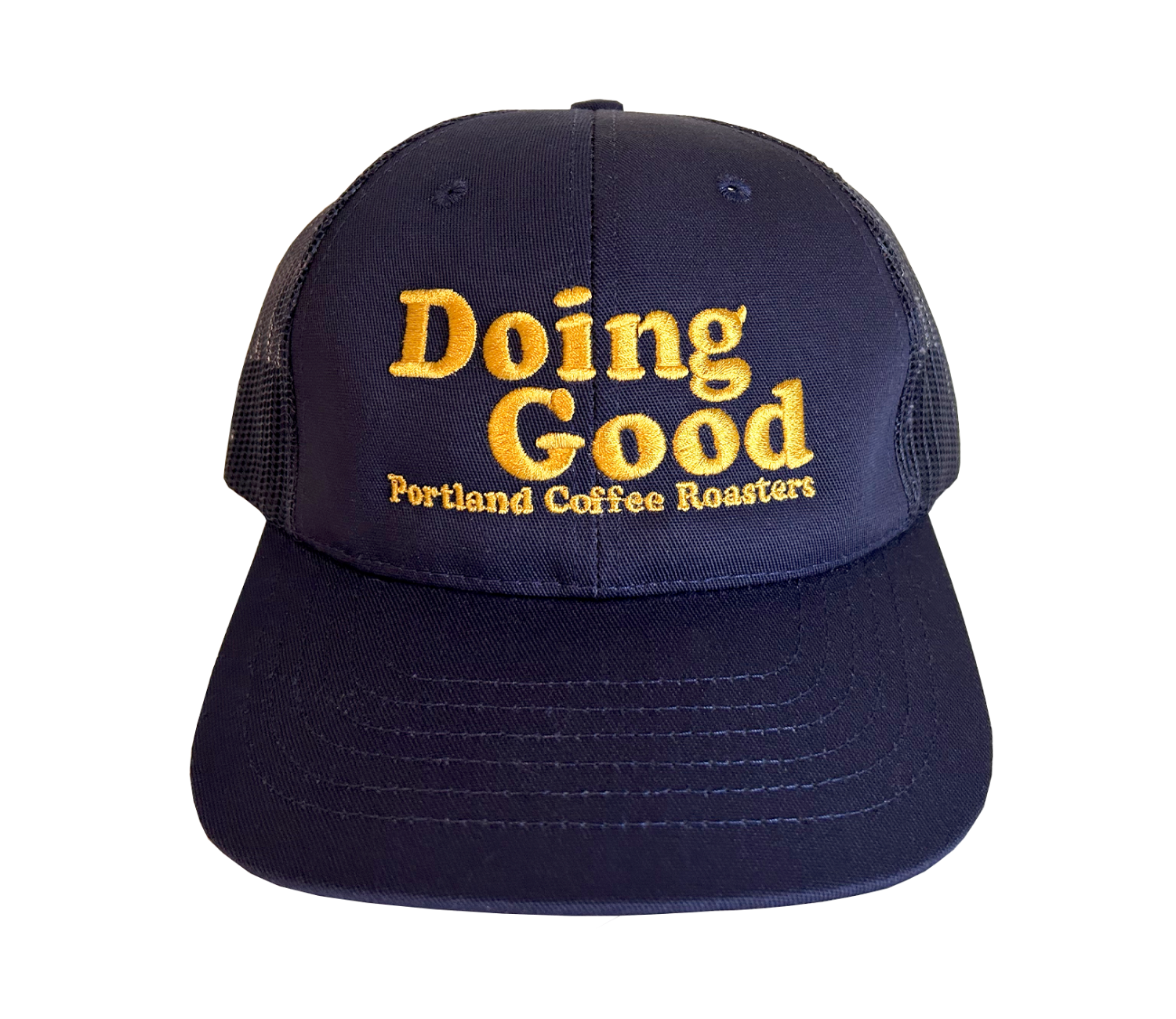 Navy Doing Good Trucker Hat